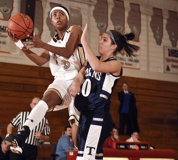 Girls Basketball Layup